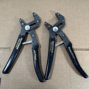 VTG Craftsman USA 2 PCs Set 45009 & 45010 Robo Grip Pliers Made in USA